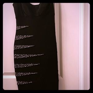 Black Strapless Dress